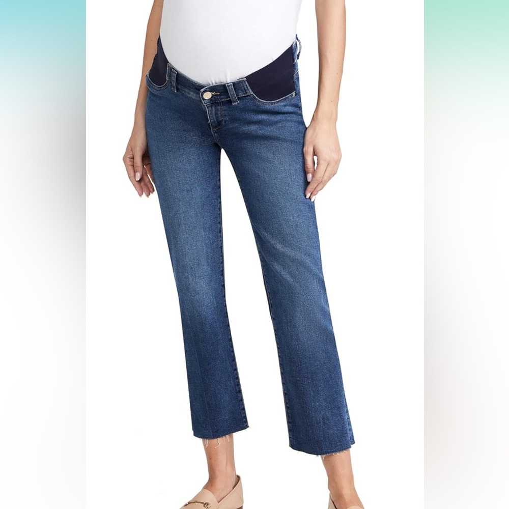 DL1961 Women's Patti Straight Maternity Ankle Jeans